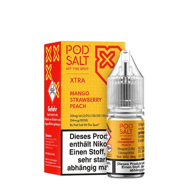 Mango Strawberry Peach Nikotinsalz Liquid Pod Salt Xtra