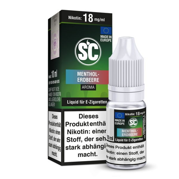 Menthol Erdbeere SC Liquid Beispielbild 18 mg/ml