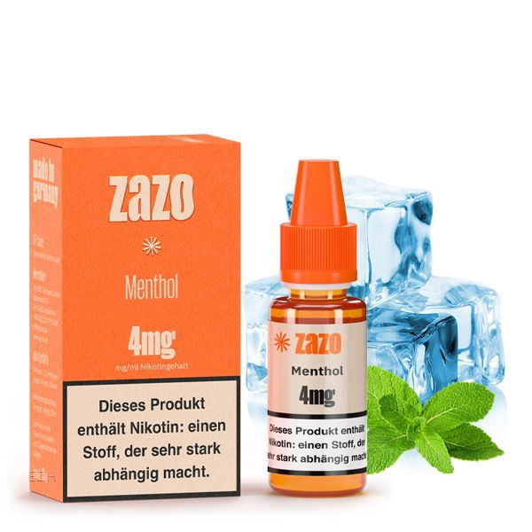 Menthol Liquid Zazo 4 mg/ml