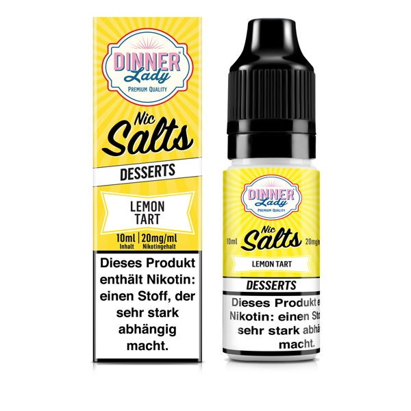 Lemon Tart Nikotinsalz Liquid DINNER Lady 20 mg/ml