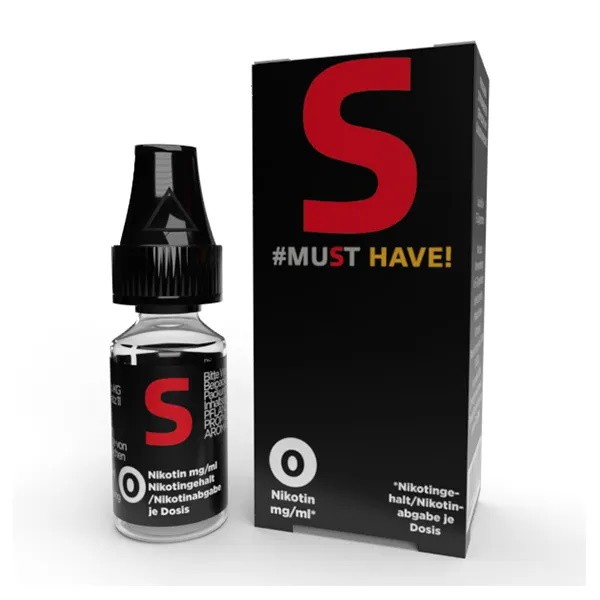 S Liquid Must Have 0 mg/ml