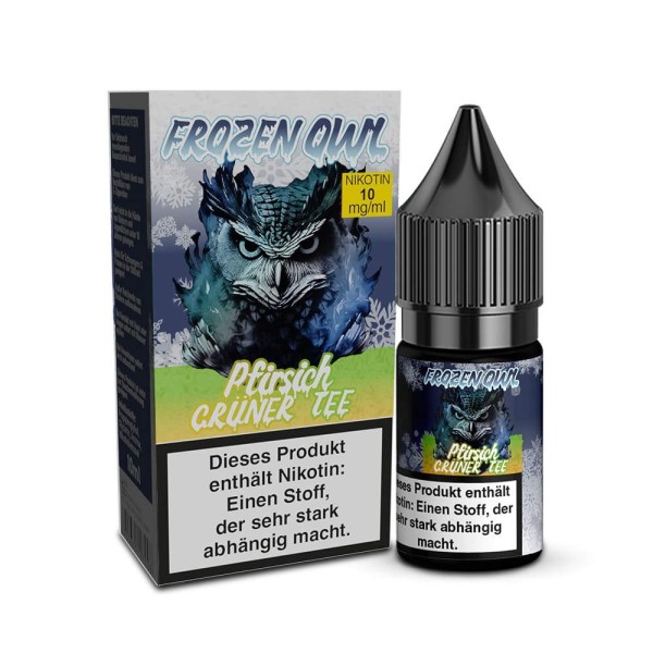 Pfirsich Grüner Tee Nikotinsalz Liquid OWL Frozen 10 mg/ml