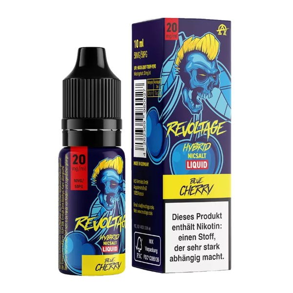 Blue Cherry Hybrid Nikotinsalz Liquid Revoltage 20 mg/ml