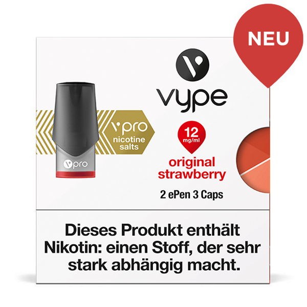 Original Strawberry Caps Vype ePen3
