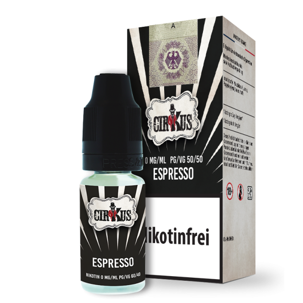 Espresso Liquid CirKus 0 mg/ml