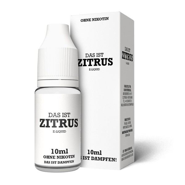 Das ist Dampfen! Zitrus Liquid 0 mg/ml