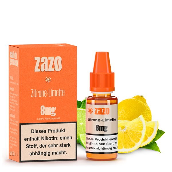 Zitrone-Limette Liquid Zazo 8 mg/ml