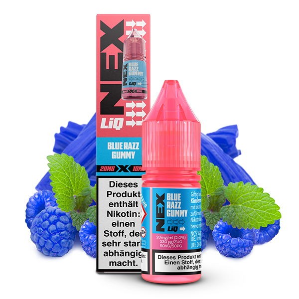 Blue Razz Gummy Nikotinsalz Liquid Pod Salt NexLiq 20 mg/ml