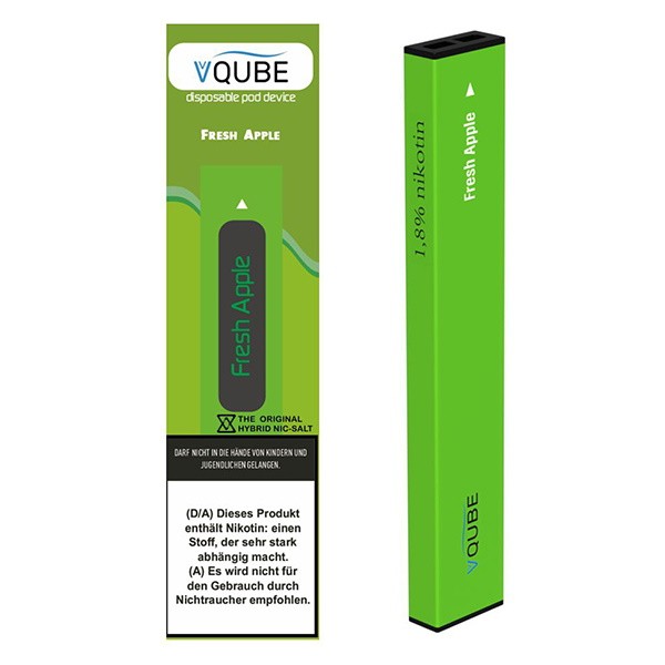 VQube Disposable Pod Device E-Zigarette Fresh Apple
