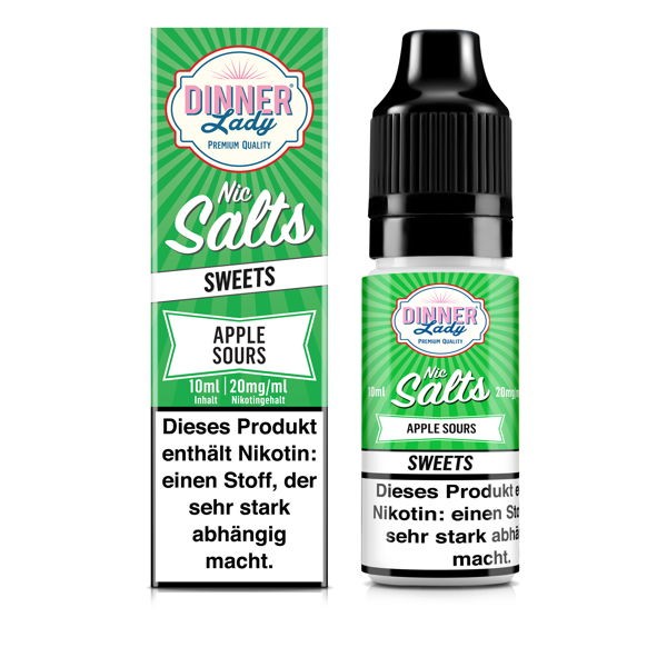 Apple Sours Nikotinsalz Liquid DINNER Lady 20 mg/ml