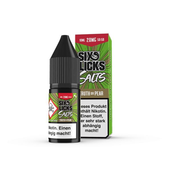 Truth or Pear 20 mg Nikotinsalz Liquid Six Licks