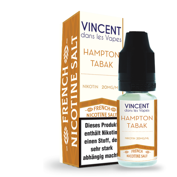 Hampton Tabak Nikotin Salz Liquid Vincent