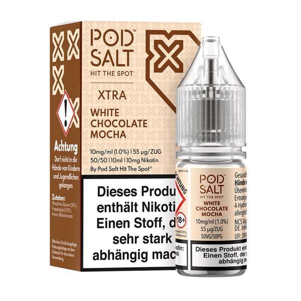 White Chocolate Mocha Nikotinsalz Liquid Pod Salt Xtra 10 mg/ml