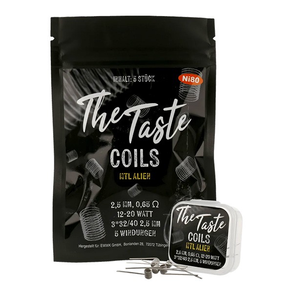 MTL Alien 0.65 Ohm Ni80 Fertigwicklung Coil THE TASTE Produktbild