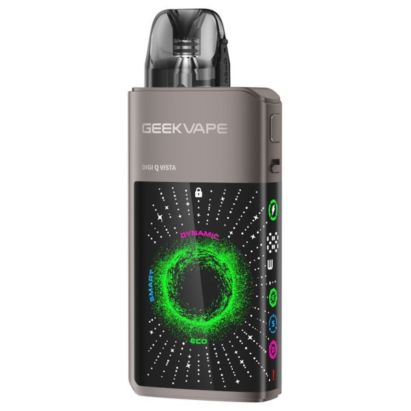 Geekvape Digi Q Vista Podsystem E-Zigarette Beispiel Display Gun Metal