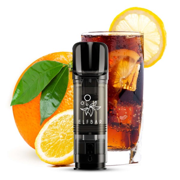 Cola & Orange Prefilled Ersatz Pod ELFA Elf Bar Geschmack