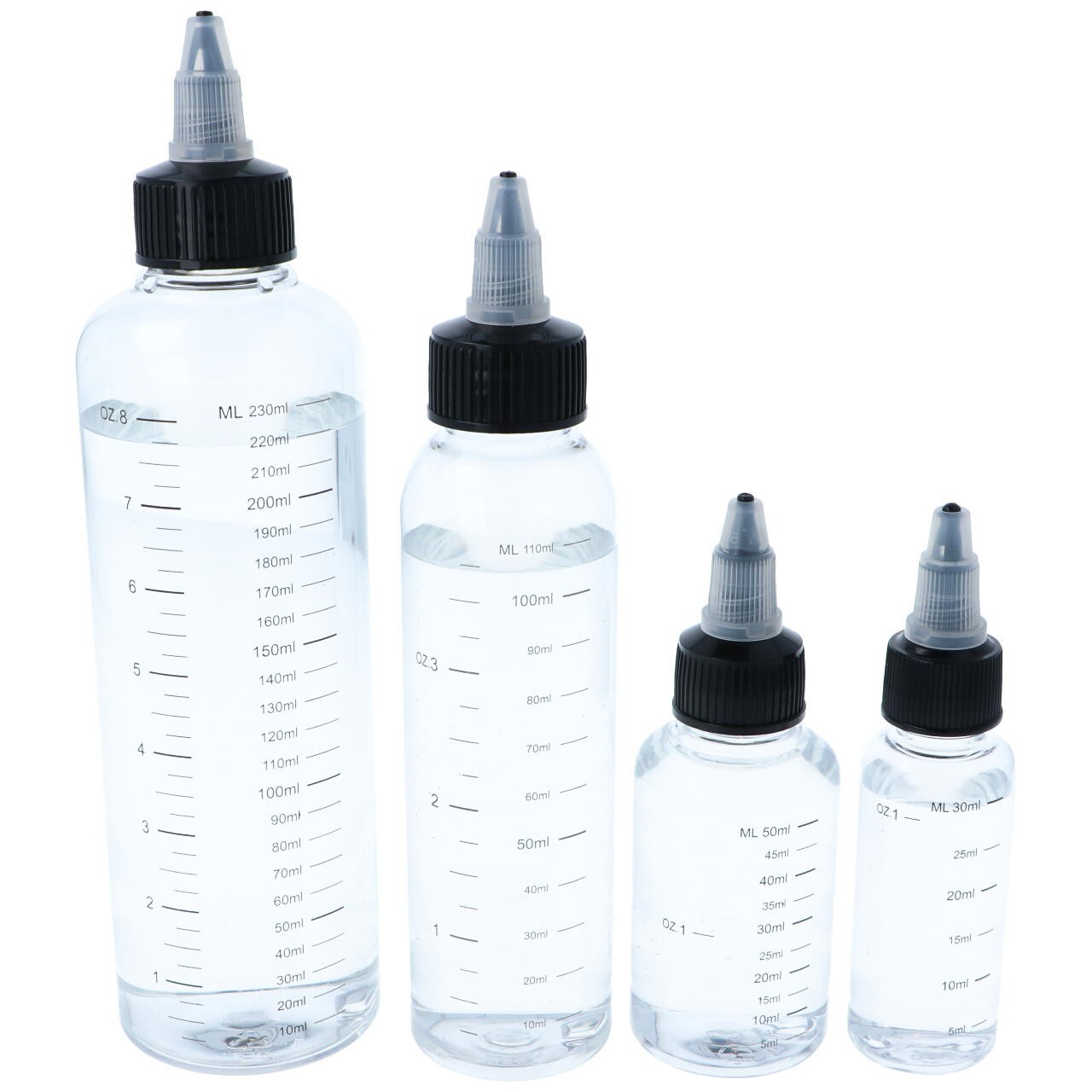 Tropf-Flasche mit Drehverschluss & Skala
