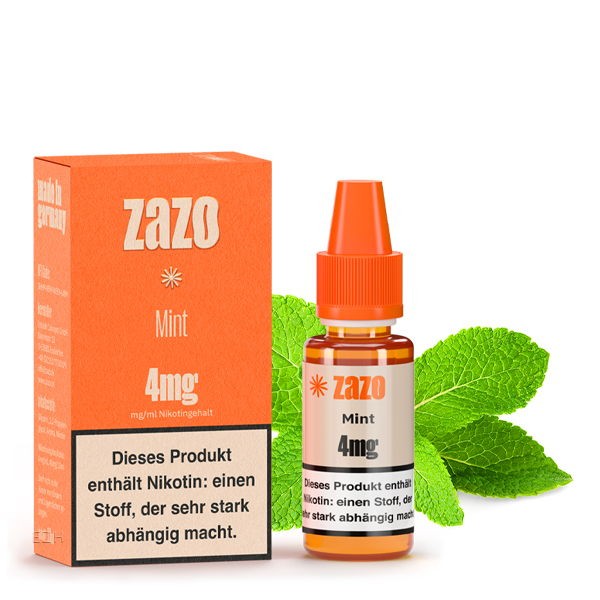 Mint Liquid Zazo 4 mg/ml