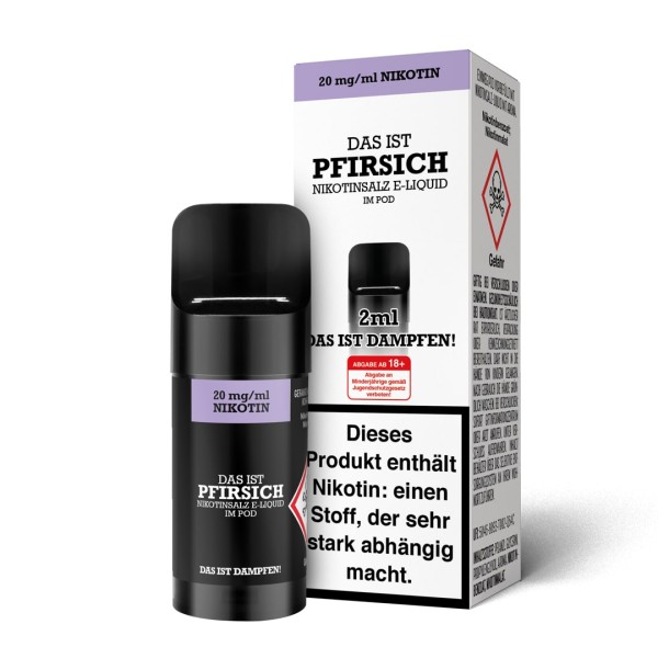 Pfirsich Prefilled Pod 20mg Das ist Dampfen