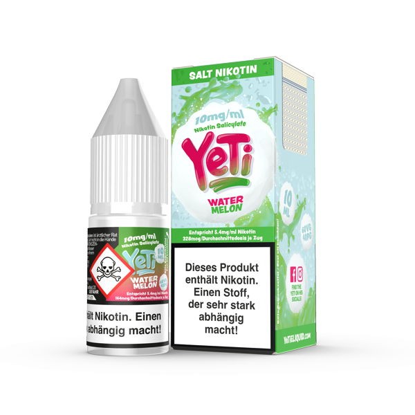 Watermelon Nikotinsalz Liquid Yeti 10 mg/ml