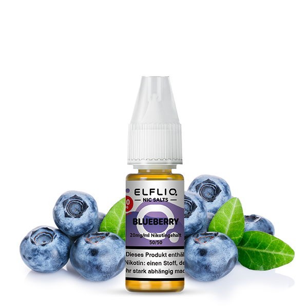 Blueberry Nikotinsalz Liquid Elfliq by Elfbar 20 mg/ml Geschmack