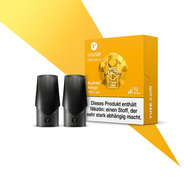 Blushed Mango Nic Salts Caps Vuse ePen