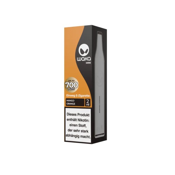 WAKA Mini Disposable Einweg E-Zigarette Mango Orange