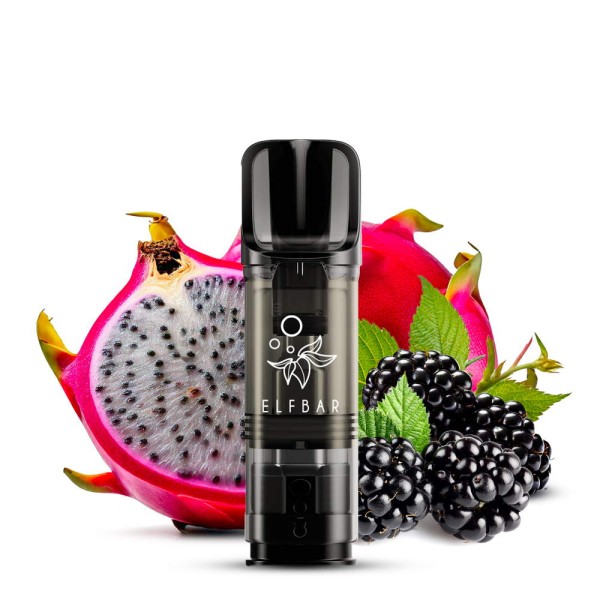 Dragon Fruit Blackberry Prefilled Ersatz Pod ELFA Elf Bar Geschmack