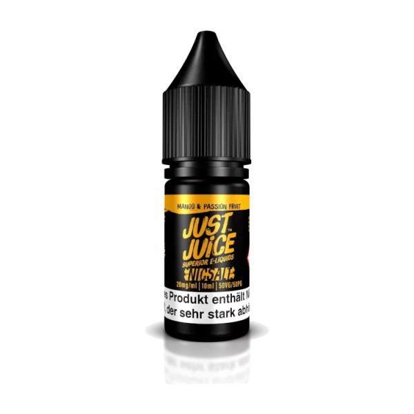 Mango Passionfruit Nikotinsalz Liquid Just Juice