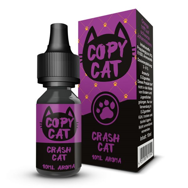  Copy Cat Aroma Crash Cat Flasche Verpackung