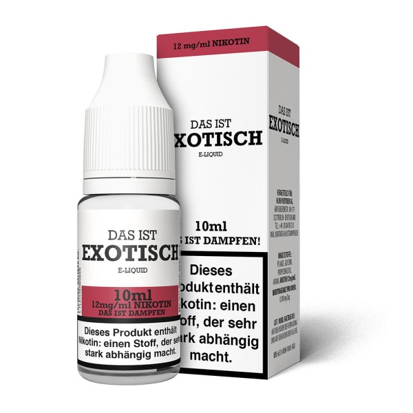 Das ist Dampfen! Exotisch Liquid 12 mg/ml
