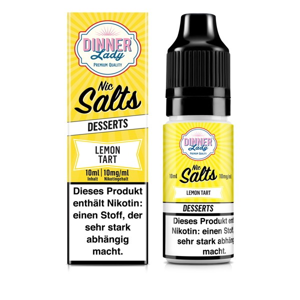 Lemon Tart Nikotinsalz Liquid DINNER Lady 10 mg/ml