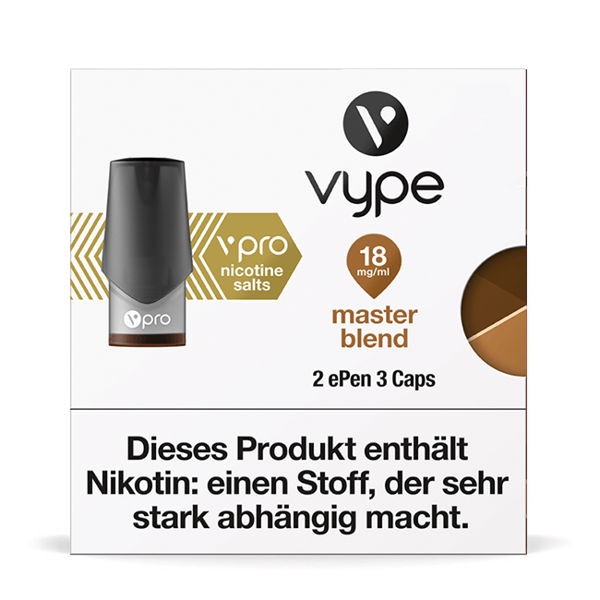 Master Blend Caps vPro Vype ePen3 18mg