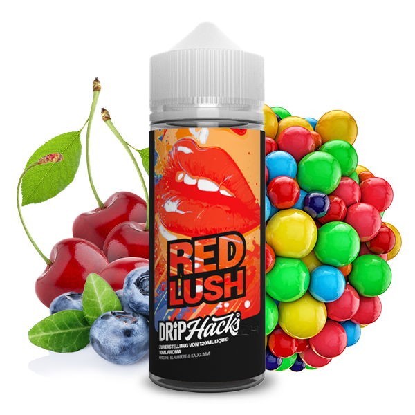 Red Lush Longfill Aroma Drip Hacks Geschmack