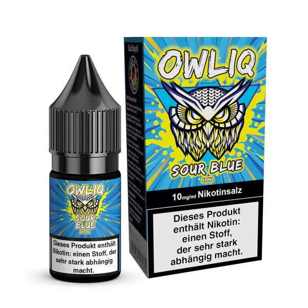 Sour Blue Nikotinsalz Liquid OWLIQ 10 mg/ml Verpackung