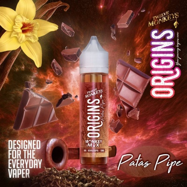Patas Pipe Liquid Twelve Monkeys Origins