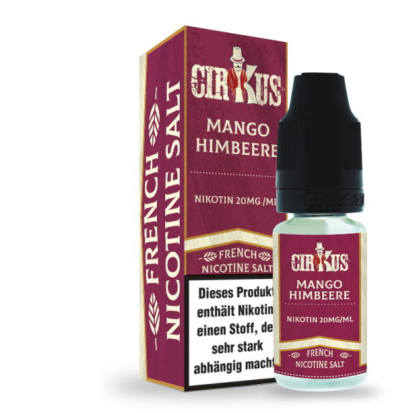 Mango Himbeere Nikotin Salz Liquid Authentic CirKus