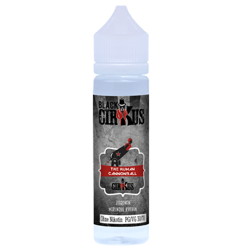 The Human Cannonball Shake & Vape Liquid Black CirKus