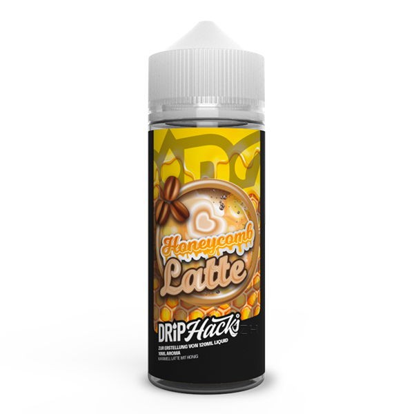 Honeycomb Latte Longfill Aroma Drip Hacks Flasche