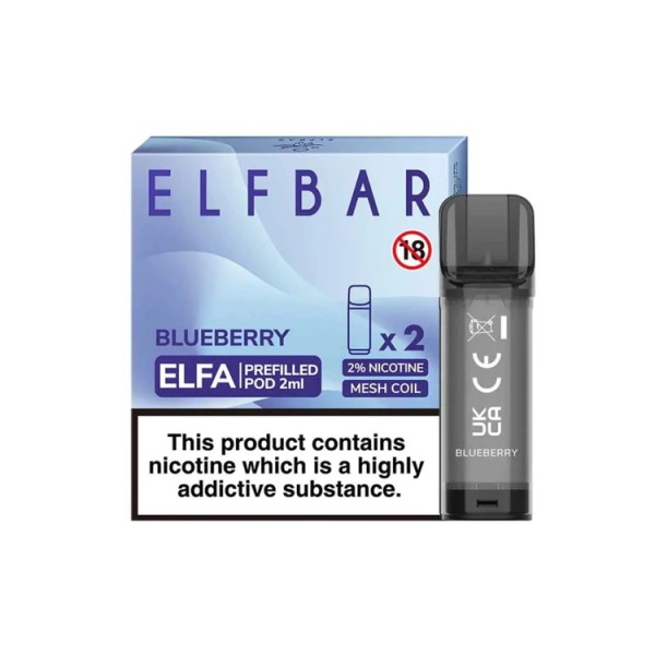 Blueberry Prefilled Ersatz Pod ELFA Elf Bar