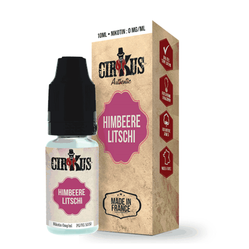 Himbeere Litschi Liquid Authentic CirKus