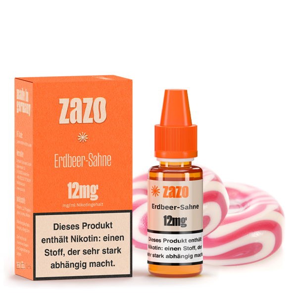 Erdbeer-Sahne Liquid Zazo 12 mg/ml