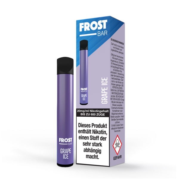 Dr. Frost Bar Disposable E-Zigarette Grape Ice