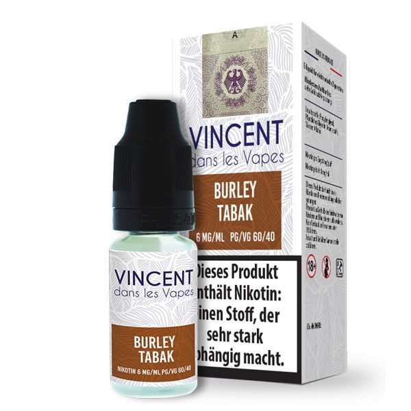 Burley Tabak Liquid Vincent 6 mg/ml