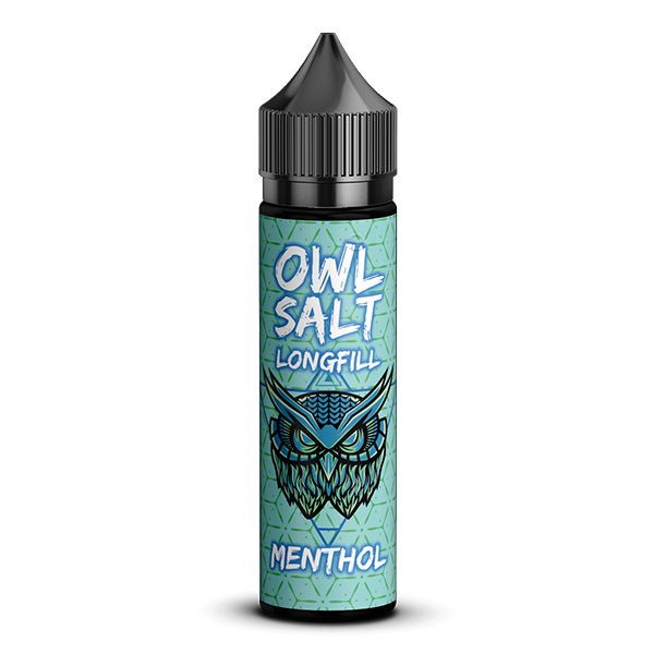 Menthol Longfill Aroma OWL Salt Flasche