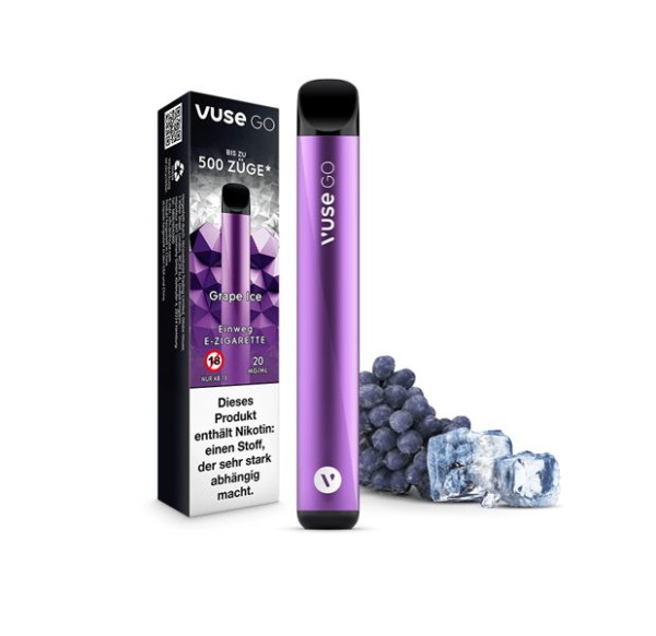 Vuse GO Einweg E-Zigarette Grape Ice