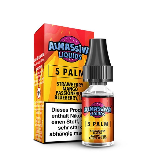 5 Palm Nikotinsalz Liquid Al Massiva Verpackung