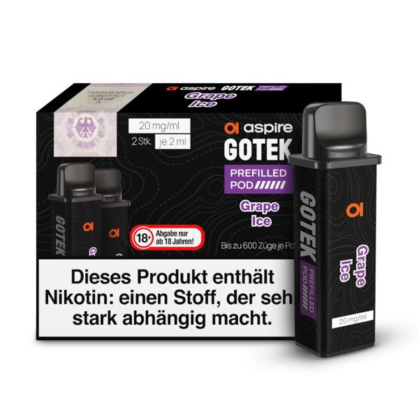 Grape Ice Prefilled Pod Aspire GoTek