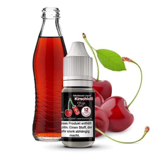 Cherry Cola Nikotinsalz Liquid Kirschlolli Beispiel 12 mg/ml