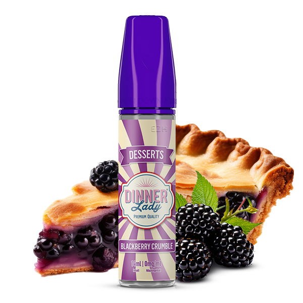 Blackberry Crumble Longfill Aroma DINNER Lady 14 ml Geschmack